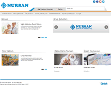 Tablet Screenshot of nursan.com